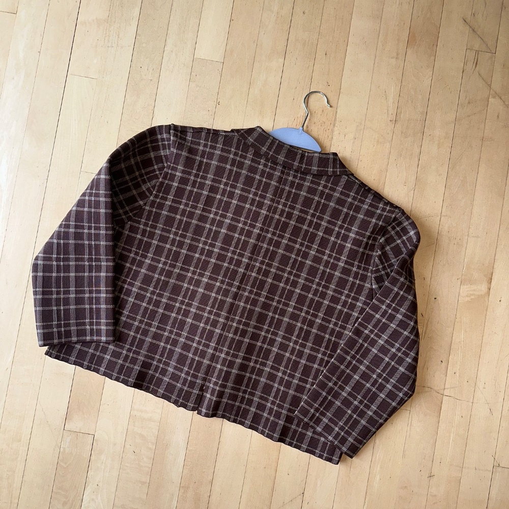 NWT Zara Brown Knit cardigan, XL, GP1510 - Picture 6 of 6